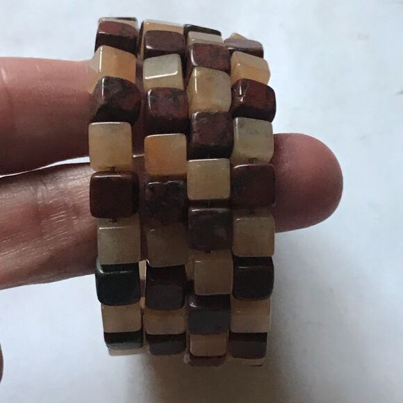 Brown Jasper Bracelet Small Wrists - Picture 1 of 3